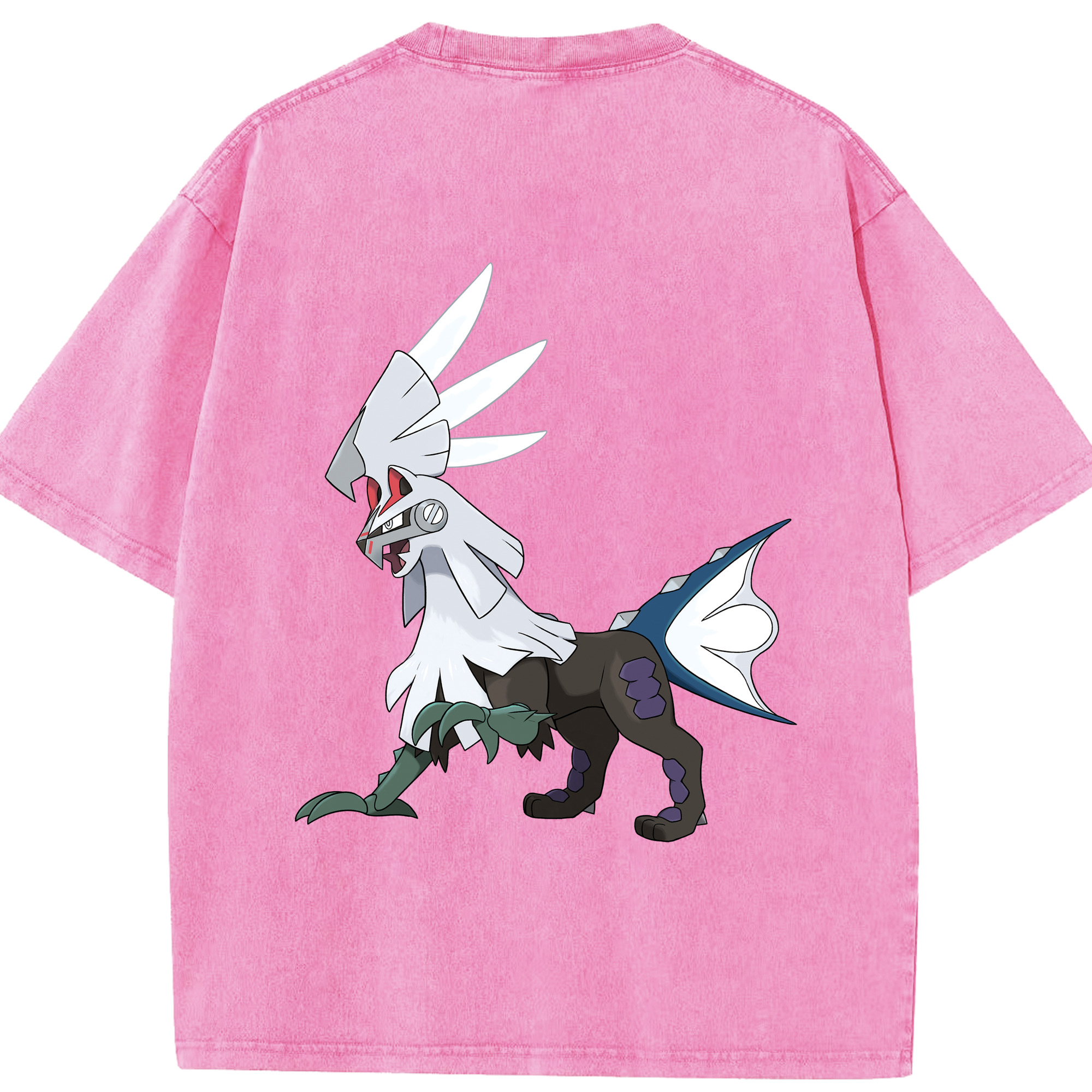 （画像用） ポケットモンスター Pokémon 綿100% ヴィンテージ風 半袖Tシャツ（背面プリント）